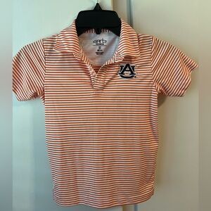 Kids Striped Auburn Polo Shirt